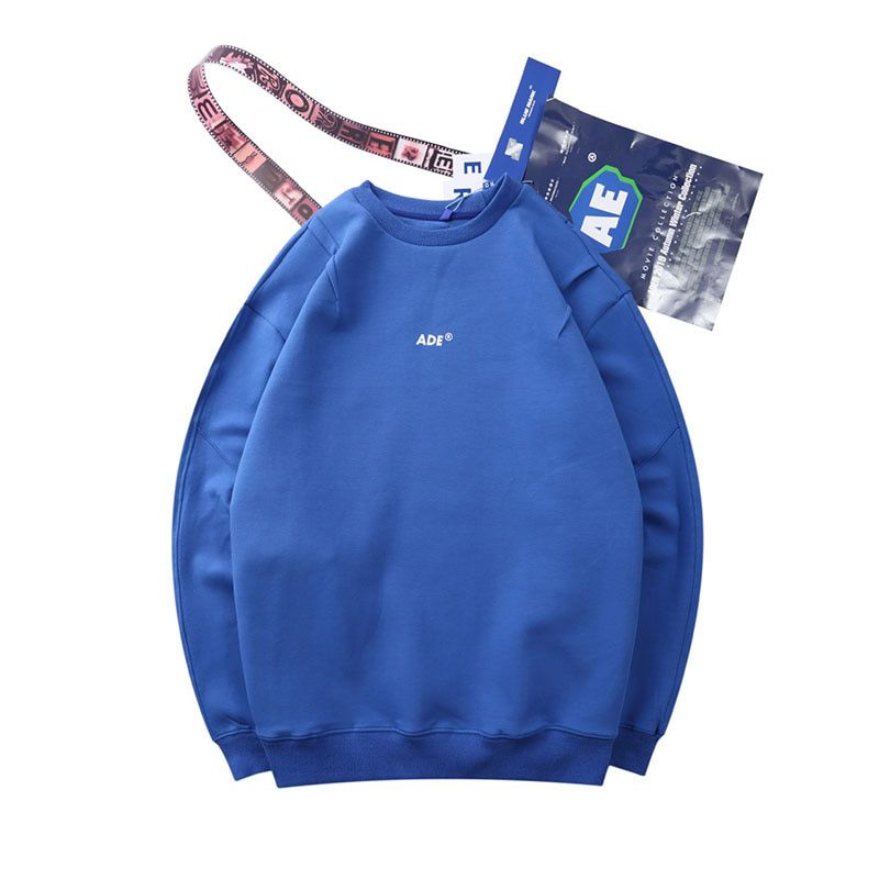 Solid Adererror Sweatshirts ADE Logo Printing Ader Error Lrregular Stitches Pullover High Quality Cotton Yellow Blue Hoodie