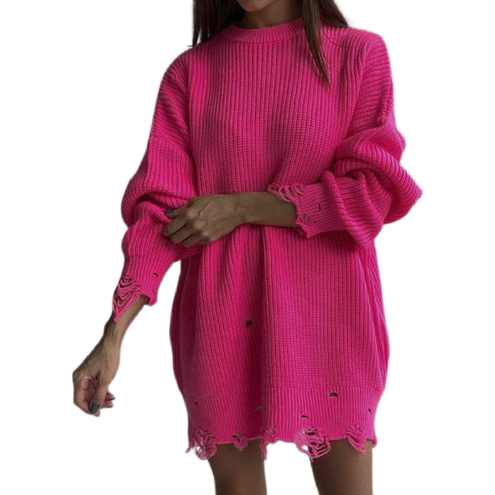 Dress Solid Color Thermal Spring Dress