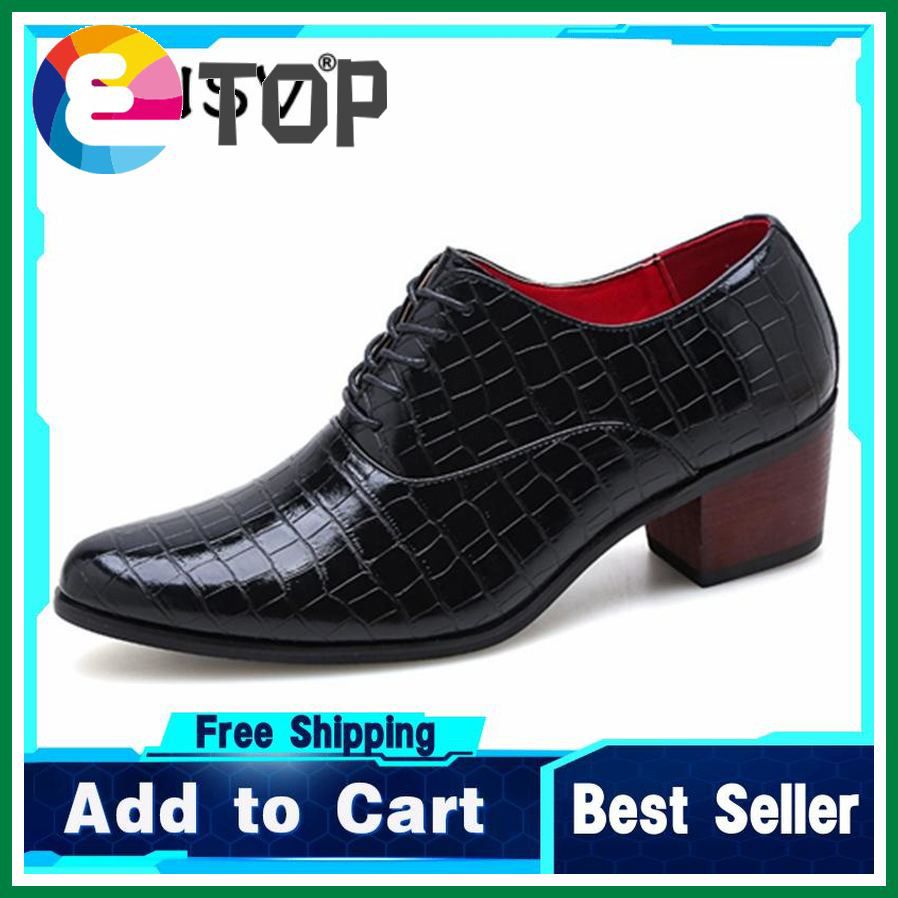 Formal Shoes for Men Business Shoes Fashion High Heels