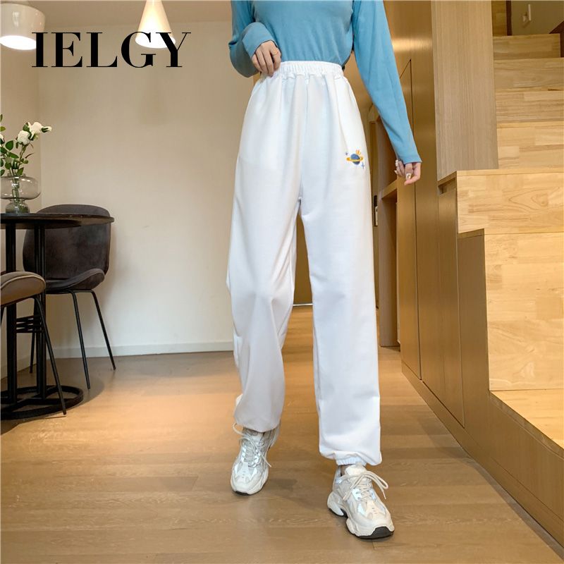 IELGY Sweatpants Women's Loose Leggings Pants Straight Wide Leg Pants Thin Casual Pants