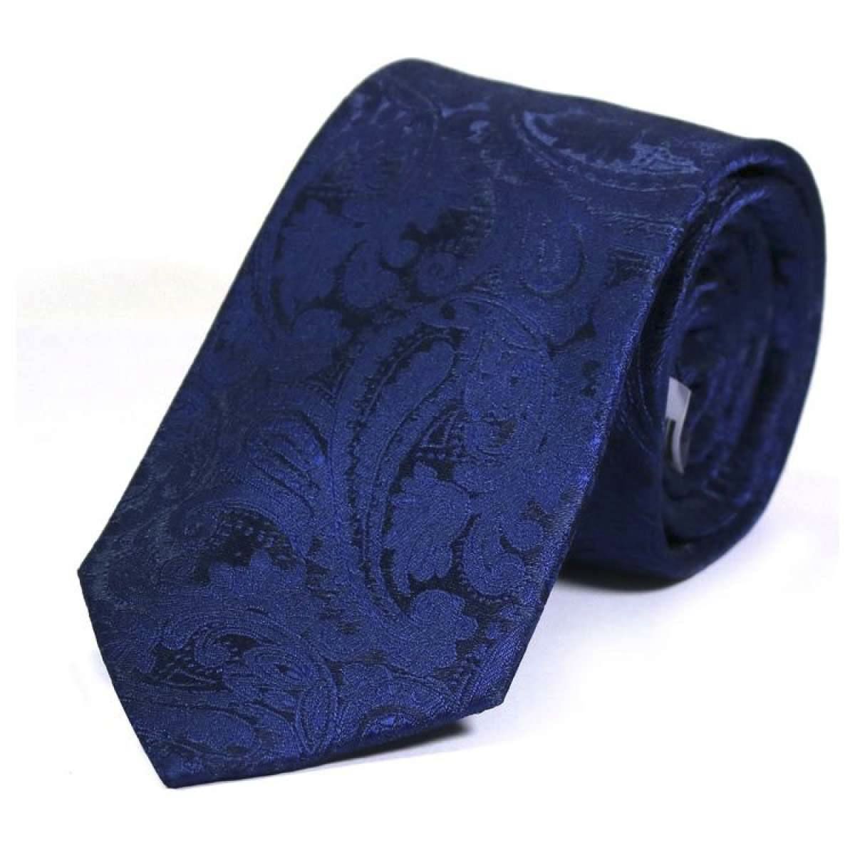 Medium Blue Stylish Silk Tie
