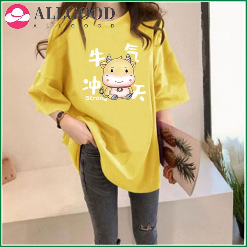 Summer maternity clothing Print dress with half sleeves pregnancy loose tops Pregnant woman T-shirt plus size