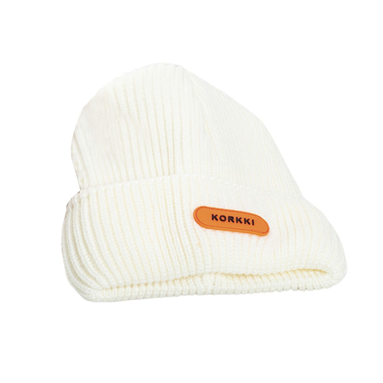 Unisex Hat Windproof Solid Color Letter Print Knitted Beanie Cap