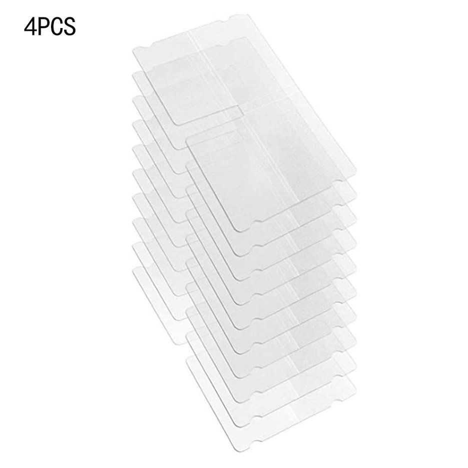 Folding Portable Dustproof Disposable Mask Temporary Storage Folder Simple PP Material Mask Storage Folder-transparent
