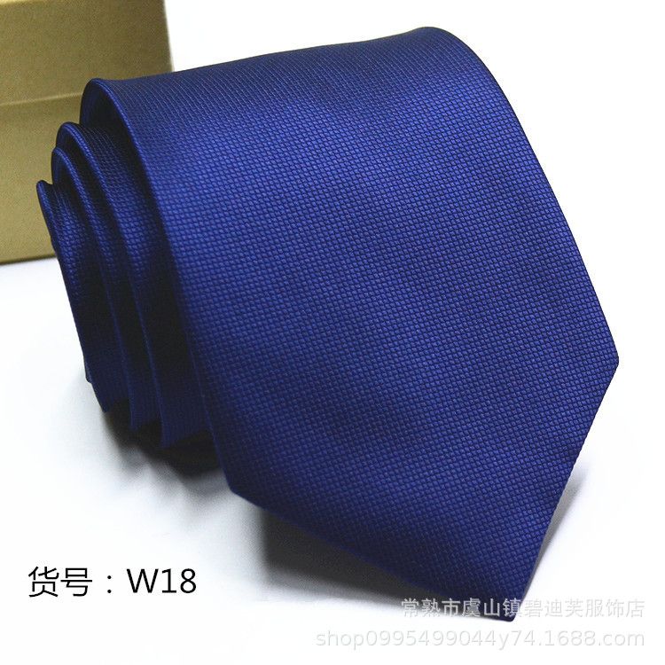 Loldeal Men's Tie Solid Color Dark Pattern Formal Wear Business Tie Fashion Solid Color Tie