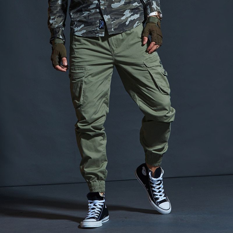 Autumn Tactical Men's Cargo Pants Casual Multi Pocket Military Pants Long Trousers 29-38 AXP127