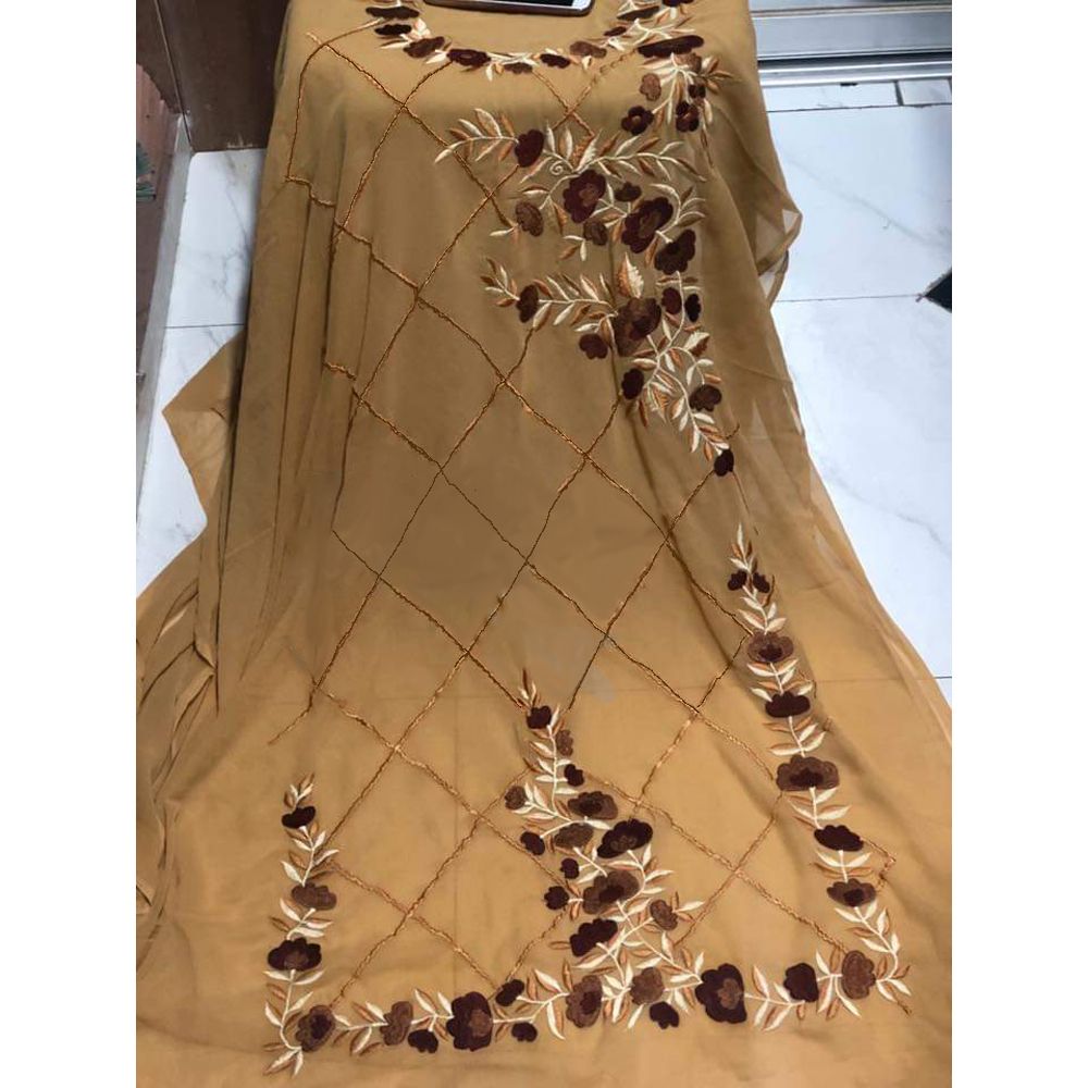 Unstitched Georgette High Quality Rich Fabric with Excellent Embroidery Work, Exclusive Fashionable, Stylish and Comfortable, Kameez (One Piece) for Women