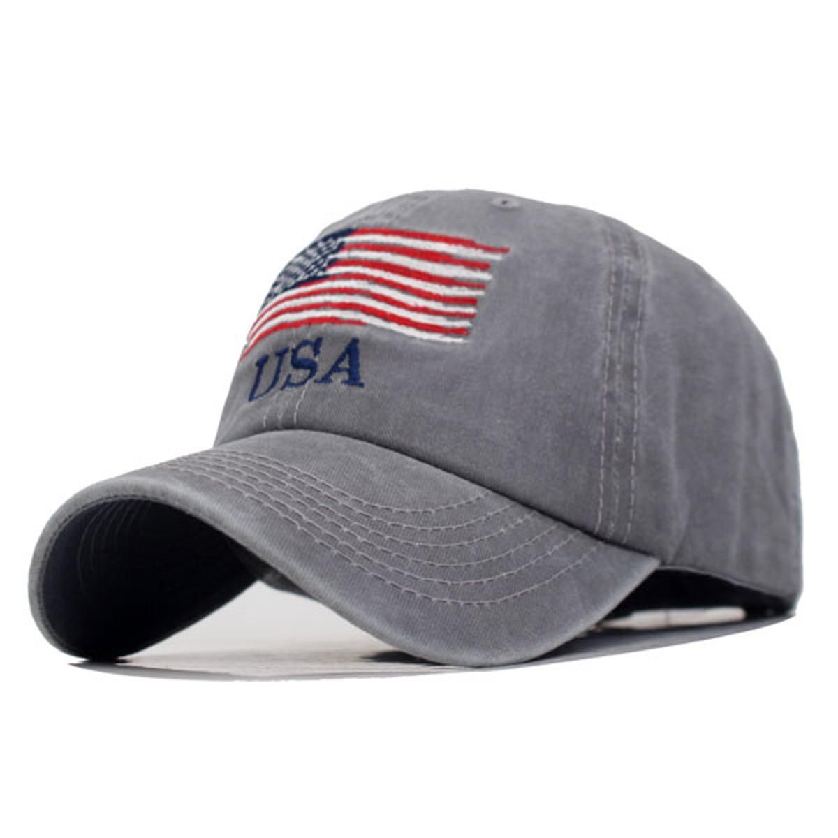 Cotton USA Flag Men's Baseball Cap Women Snapback Caps Hats For Men America Bone Casquette Gorras Baseball Hat Trucker
