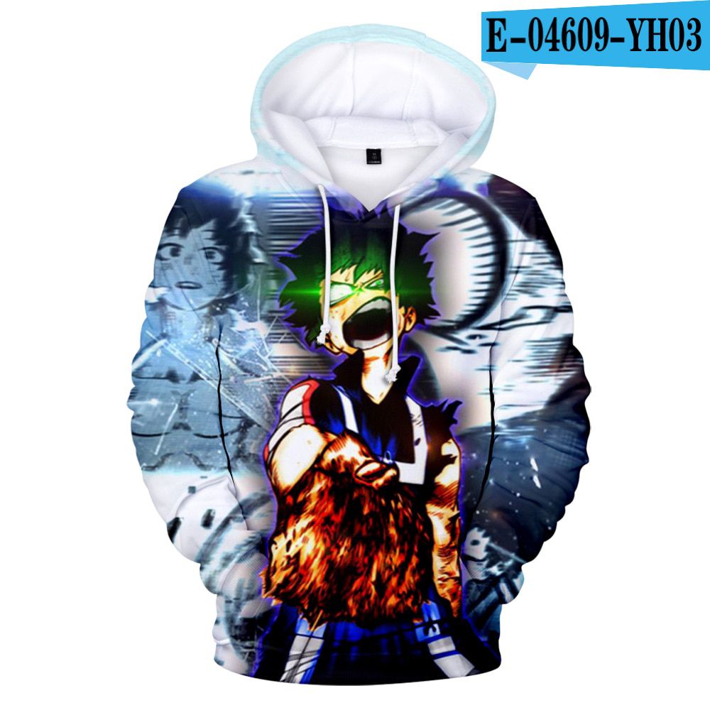 boy/girl's Hoodies Boku No/My Hero Academia Midoriya Izuku Deku Cosplay Personality Men/kids's Sweatshirt anime Oversized hoodie