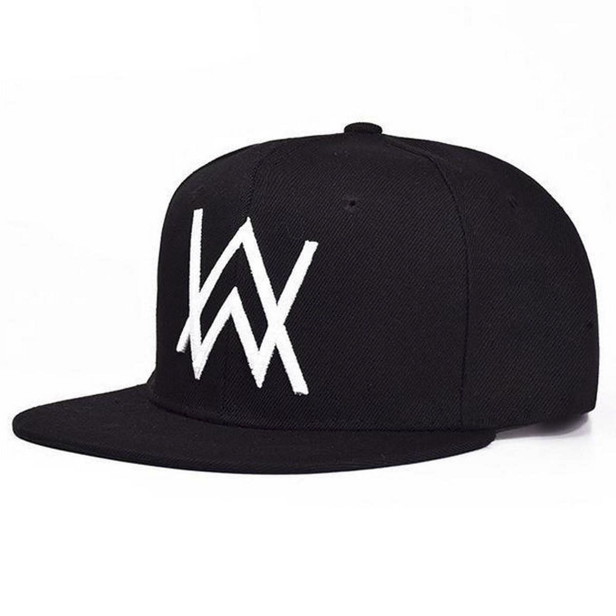 Black Cotton Alan Worker DJ Cap for Men