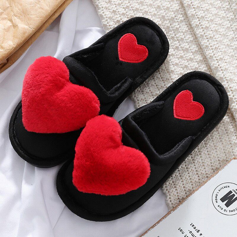 Winter Home Cozy Women Slippers Faux ry Cross Strap Flat Slides Slip On Indoor Non Slip House Shoes Female Slipper Ladies