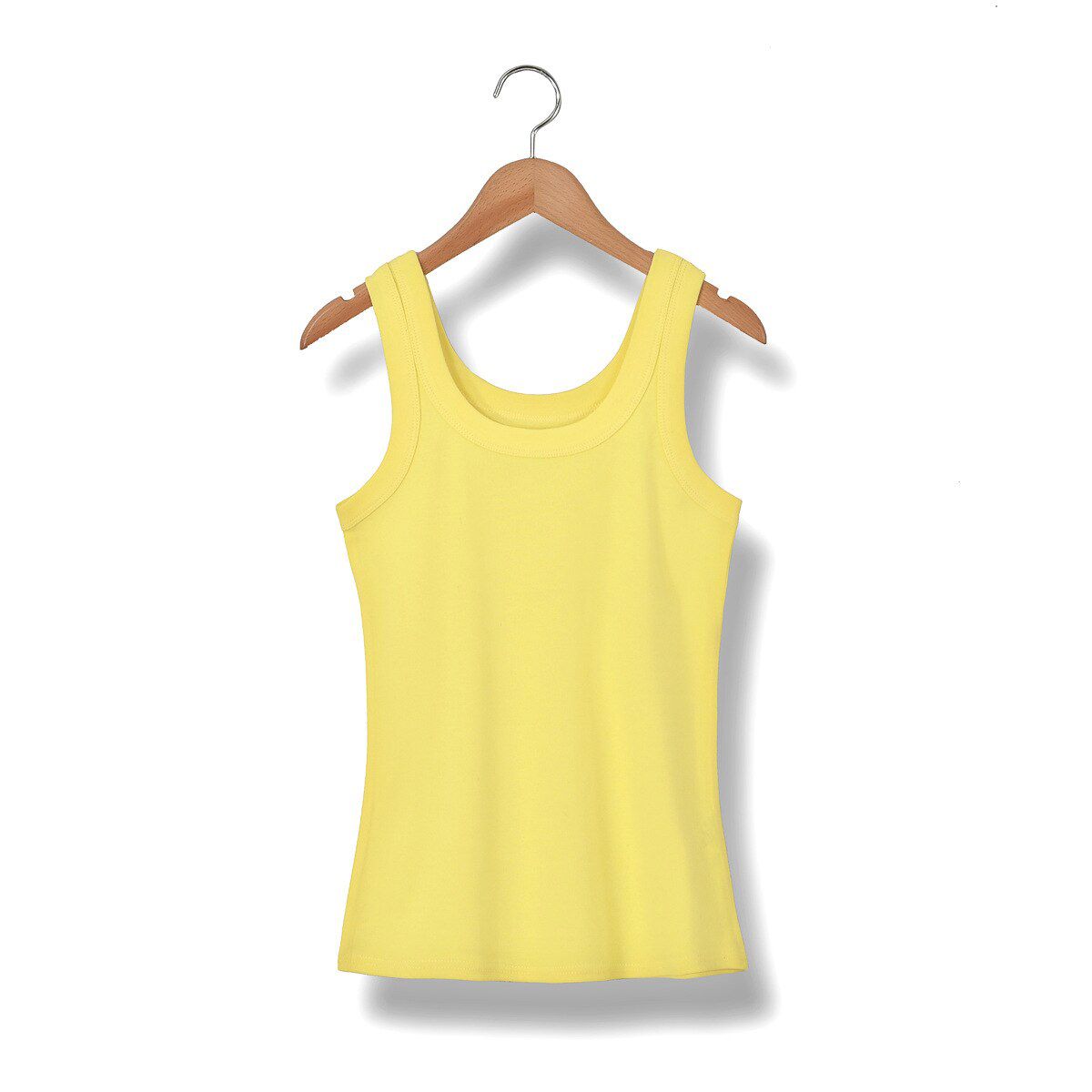Custom Sleeveless Female Women T shirt Summer Tanks Top Cotton Elastic Girl Tees Slim Shirts T-shirt Basic Tshirt Made Logo