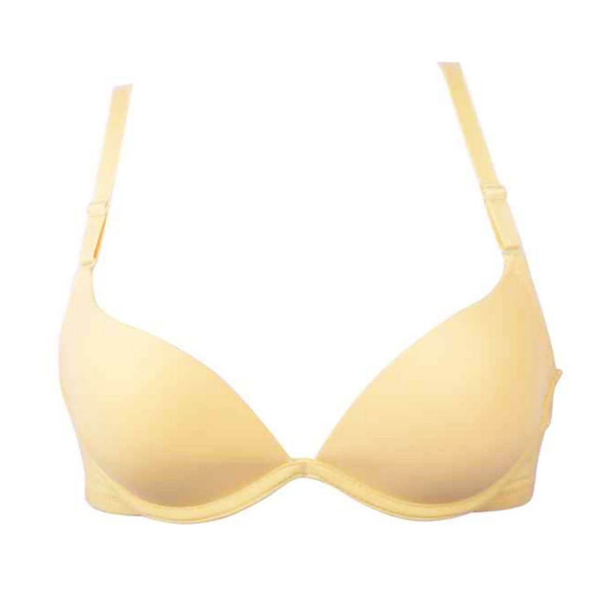 Cotton Foam Bra For Women (Yellow)