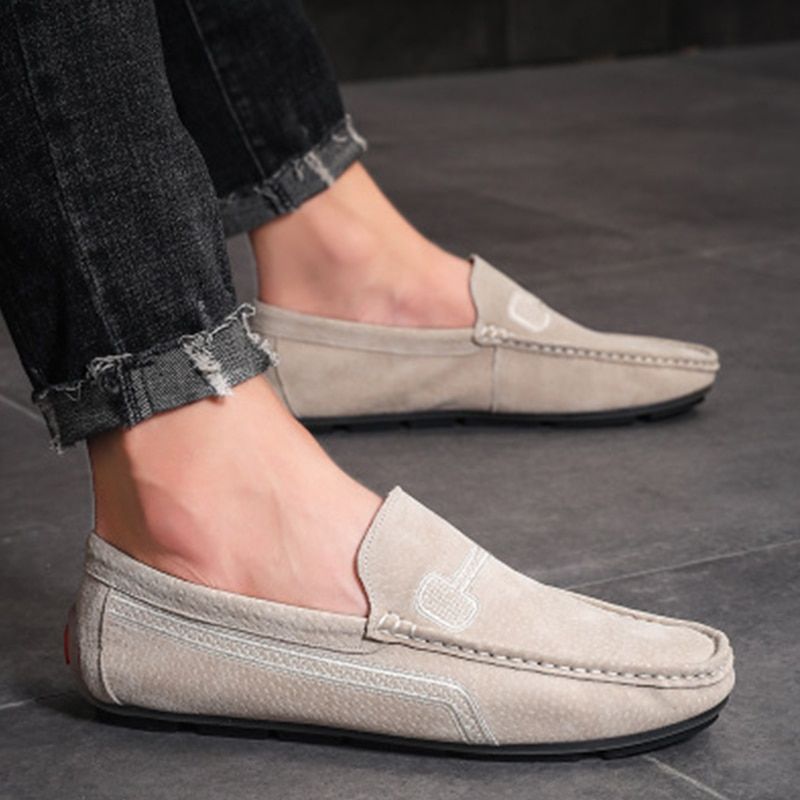 Men Loafers Leather Driving Boat Shoes Comfortable Male Big Size 48 Slip-on Men Casual Shoes Flats Moccasin