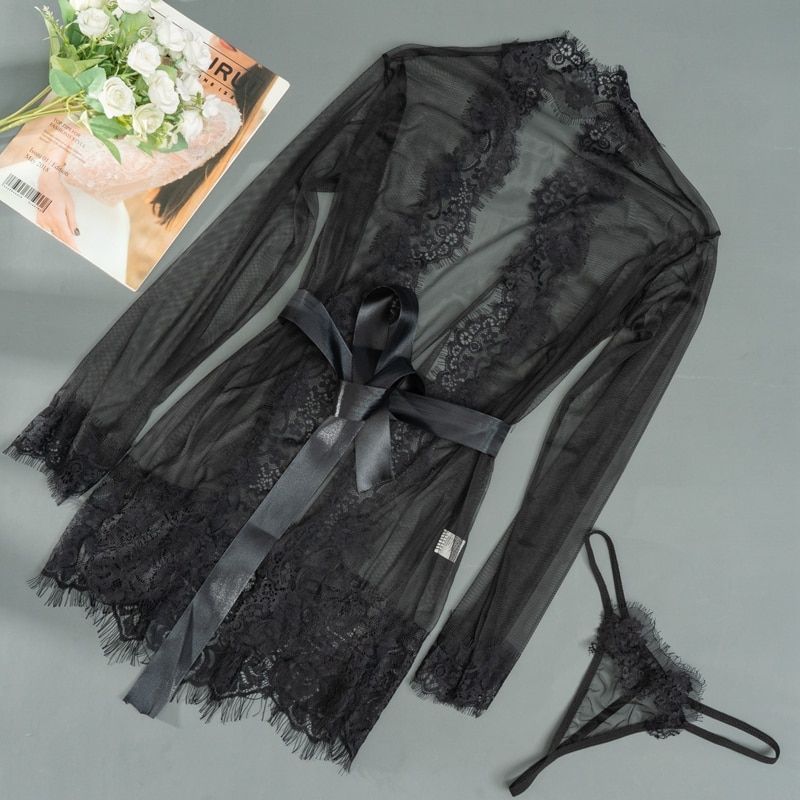 2 Pieces Pajamas Set y Lace Women Pajamas Faux Silk Hollow Lightweight Comfortable Nightdress Sleeveless Pyjamas Women