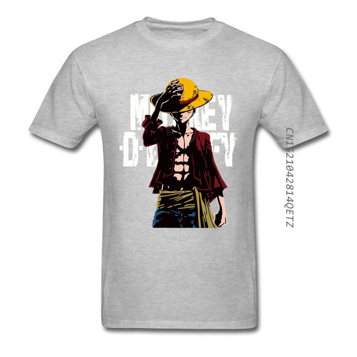 Cute Unicorn One Piece Luffy T Shirt Casual Tshirt Homme O Neck Streetwear Man T-Shirt Boys Clothes Anime Top Tees