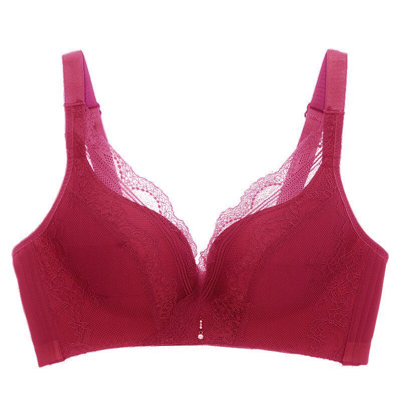 Women Strapless Push Up  Lace Bra Soft Wireless Seamless Bralette Lingerie Underwear Bra For Women Adjusted-Straps 2019