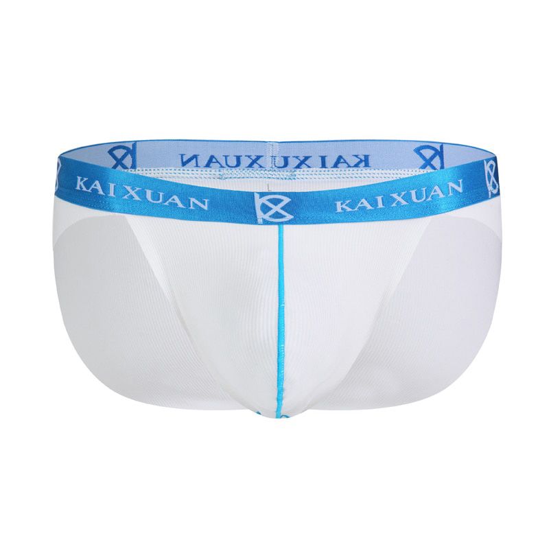 Seamless Men Briefs Luxury Silk Panties Spandex 3D Crotch  Nylon Slips Underpants