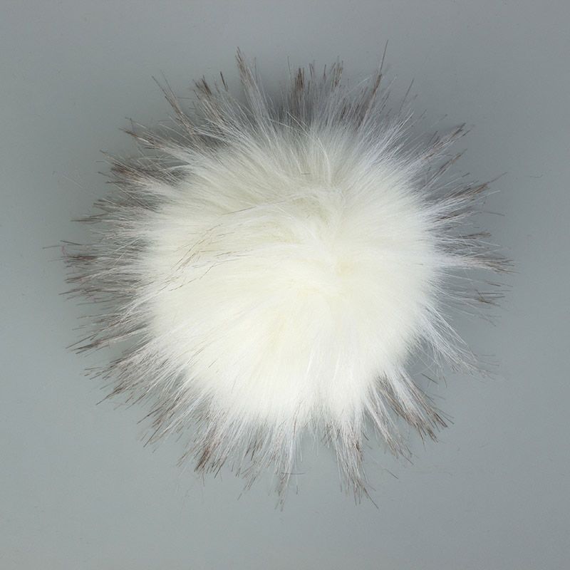 DIY Artificial Wool Hairball Fur Pom Ball With Buckle Hats Beanies Caps Shoes Bags
