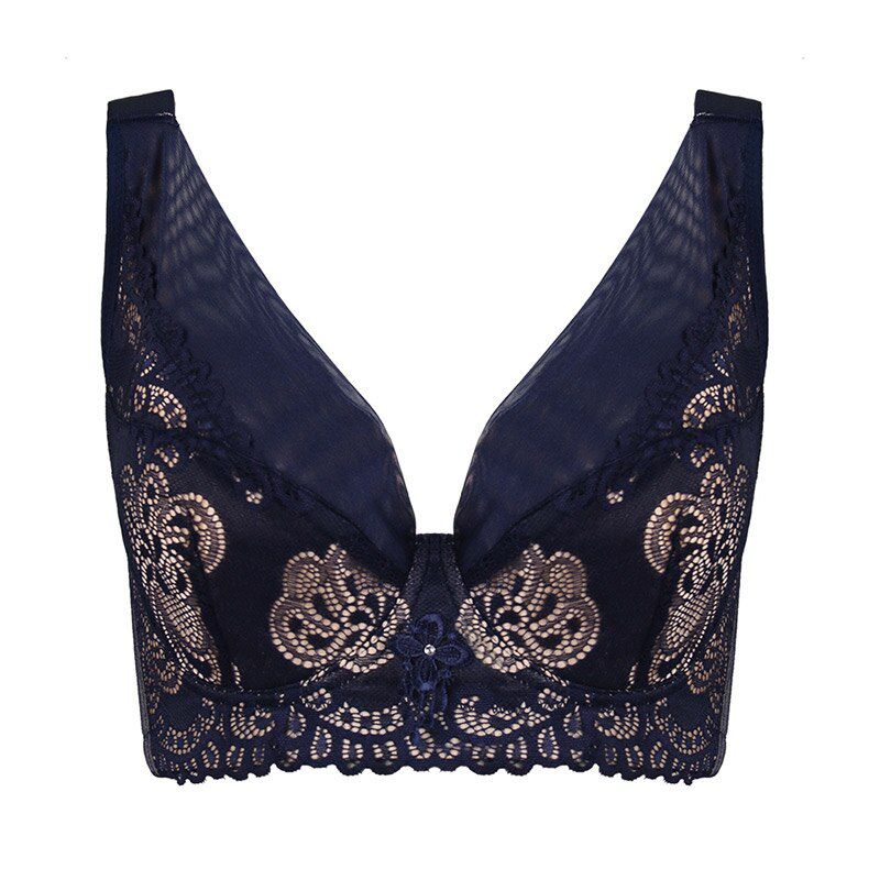 Xianqifen Push up Bra  Lingerie bras for Women Plus Size women Minimizer Bralette Gather Underwear intimates Brassiere flora
