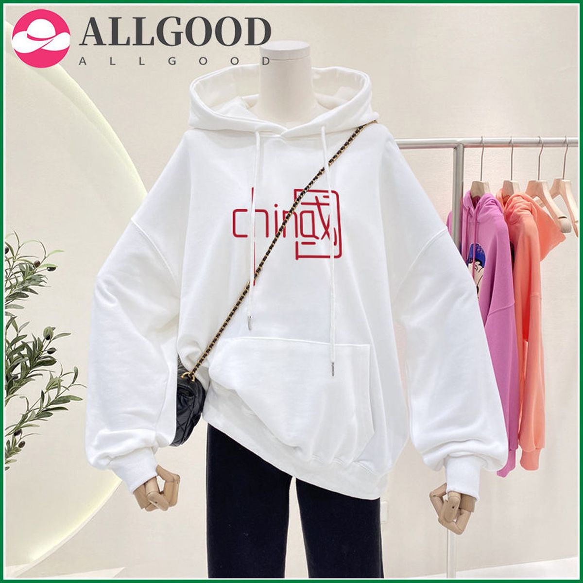 Unisex  New Fleece Sweatshirts Cartoons Letter Print Harajuku Loose Streetwear Top Autumn Spring O Neck Pullover Hoody Mens
