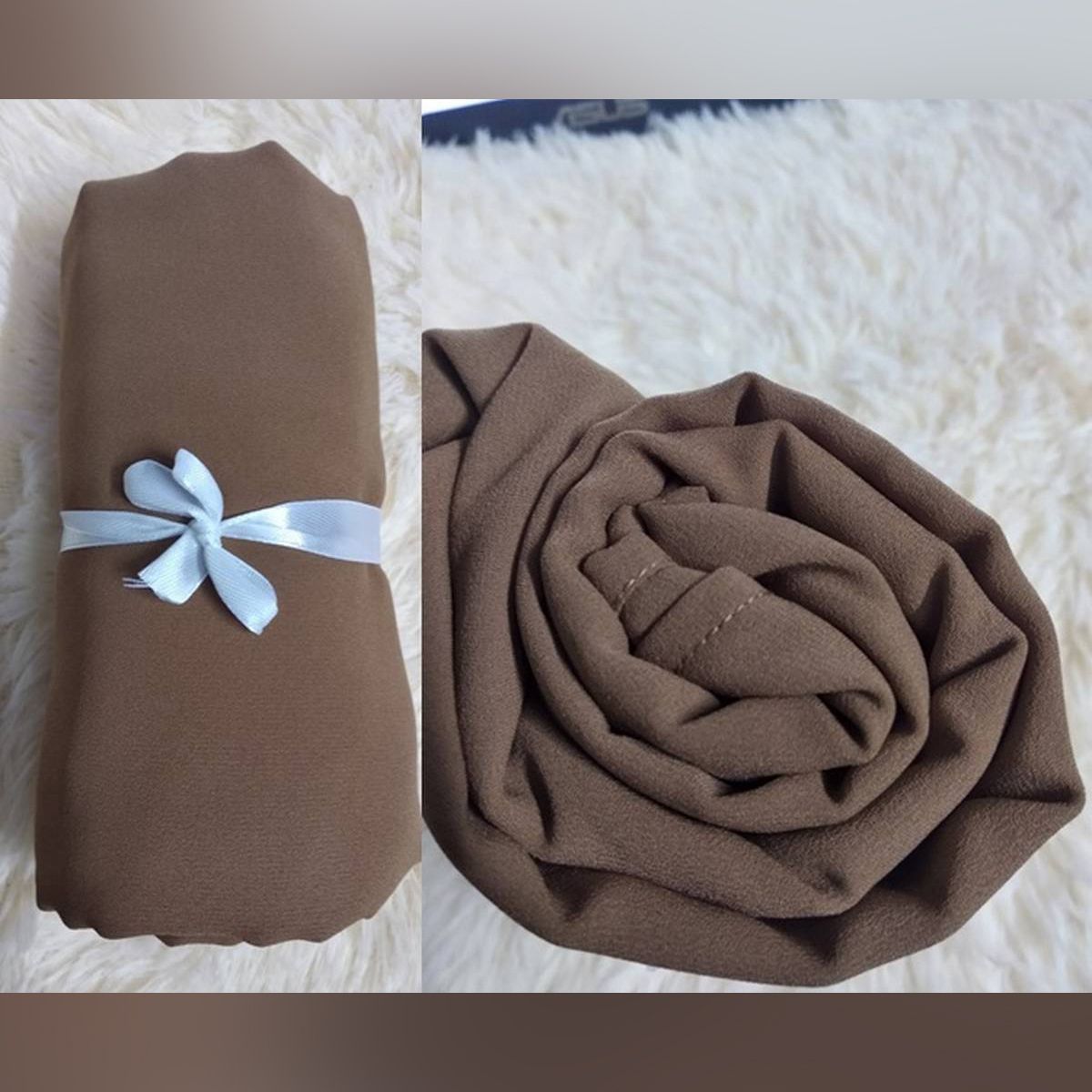 Hijab Premium Quality Chiffon Georgette Colour: c0ffe Size: 90" x 30"