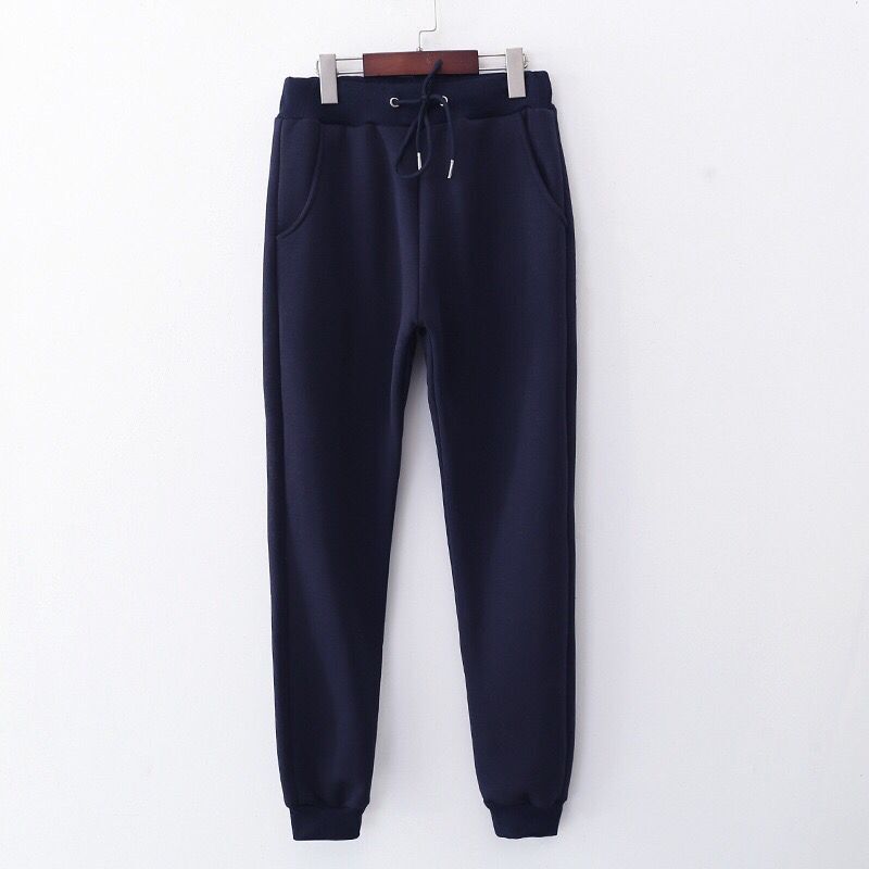 Winter Women Pants Casual Loose en Warm Women Pants Female Long Trousers Outwear High Waist Solid Harem Pants 2XL