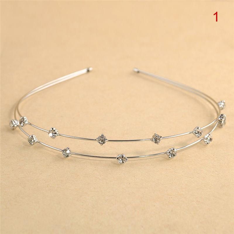 【ALLGOOD】Fashion Women Jewelry Metal Crystal  Headband Head Hair Band 2017 New