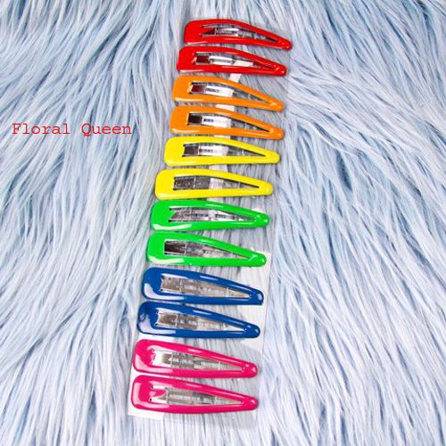 Multicolor hair clip - 4 pcs