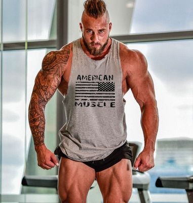 Seven Joe  Brand clothing Bodybuilding Fitness Men TaTop workout American muscle Vest Stringer srtswear Undershirt
