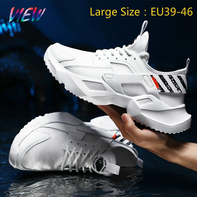 VIEW Men's Shoes Summer Breathable Daddy Shoes Ins Heightening Shoes Large Size：EU39-46 Men's Sports Shoes Running Shoes Summer Net Red Shoes Tidal Shoes