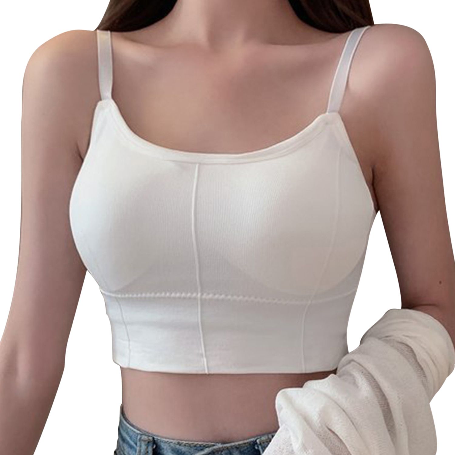 Underwear Not Underwear Rims Screw Thread Seamless Tube Top