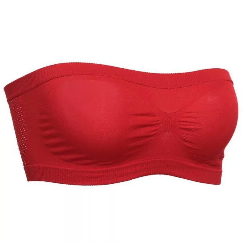 Bravery Mesh Tube Bra Straples Crop Tops Women Ladies Sexy Bra Bandio Summer Clothing Shoulder Les Crop Top