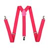 Elastic Y-Shape Bres Men\\'S Women\\'S Solid Color Stripe Adjusle Suspenders