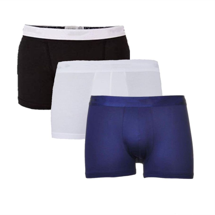 Pack of 3 Cotton Boxers for Men