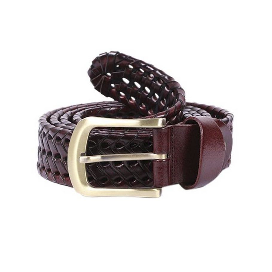 Deep Chocolate Leather Belt For Men