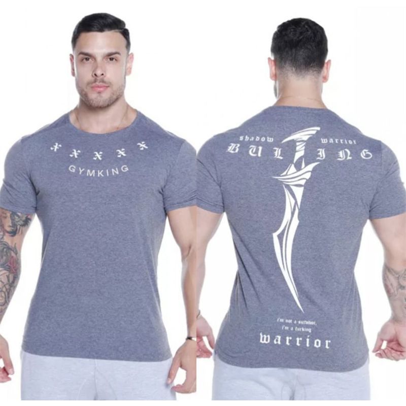 Mens Cotton T-shirt 2018 New Gyms Fitness Workout t shirt Man Summer Casual Fashion Creativity Print Tees Tops Brand Clothing