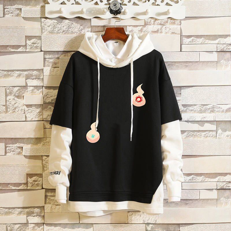 Anime Toilet-Bound Hanako-kun Hanako Kun Hoodies Pullover Cosplay Costume Hooded Sweatshirt Unisex Outerwear