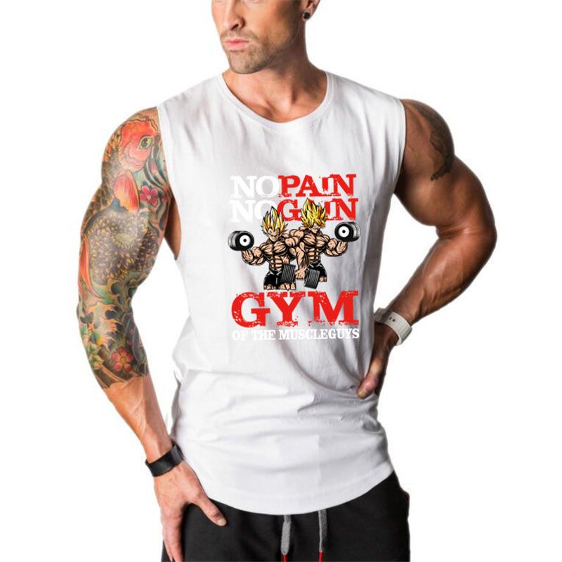 Gym TaTops Mens Undershirt Srting Wear workout Bodybuilding Men Fitness Exercise Clothing Vest Sleeveless Shirt