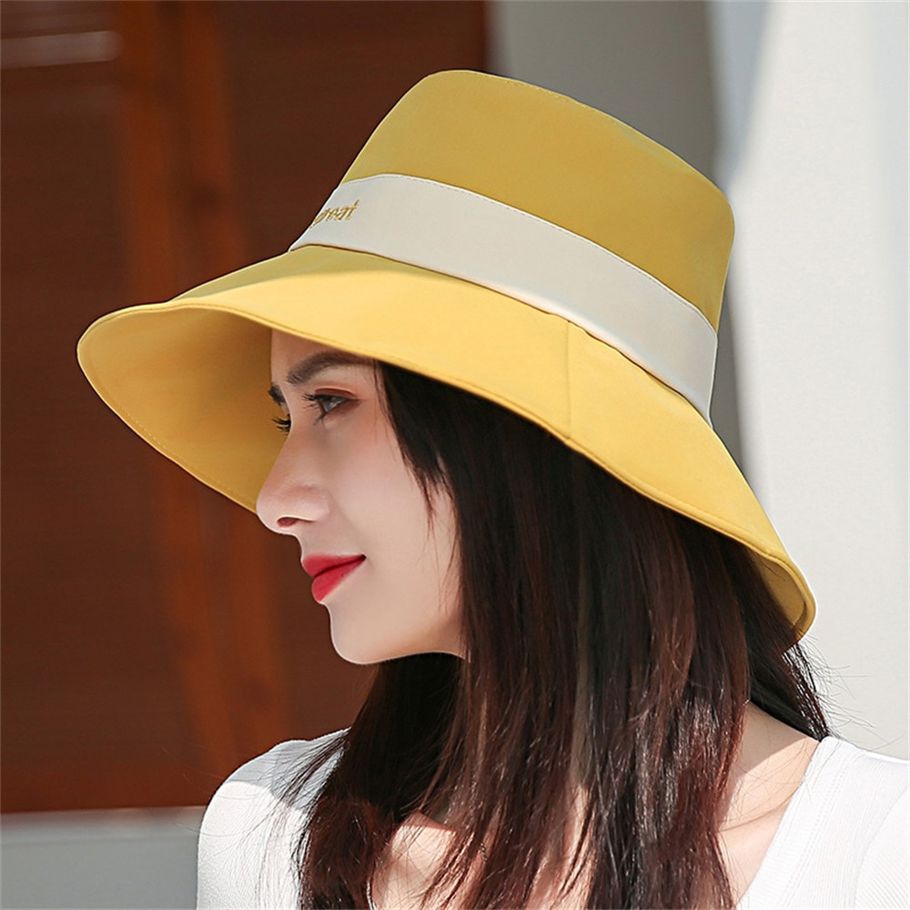 fisherman hat Sunhat Casual hat Outdoor basin hat for women