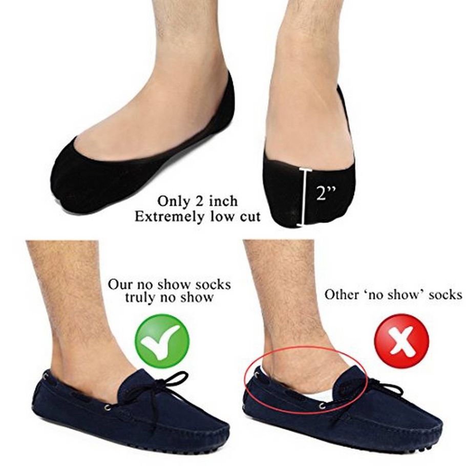 Low No Show Socks Men -2 pairs