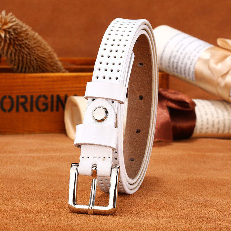 Bese YBT Good Women belts leather Alloy pin buckle vintage style dress top quality est luxury female strap