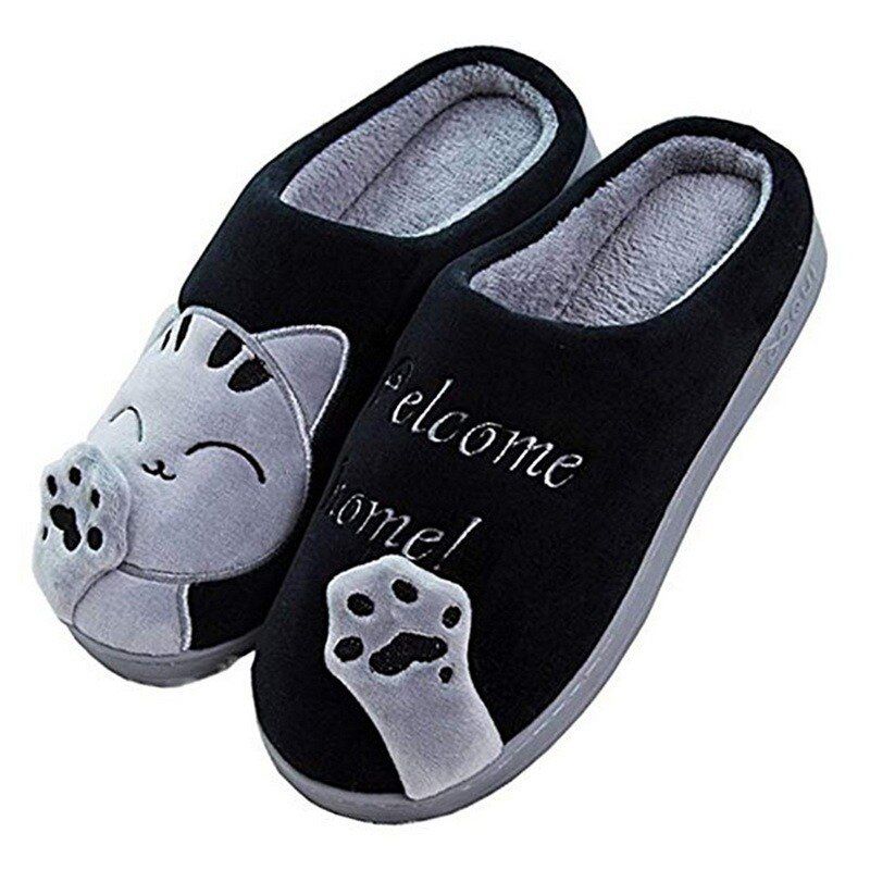 Woman Slippers Bedroom Lovers Winter Slippers Warm Home Slippers Women Shoes Indoor Snug Sneakers House women's slippers