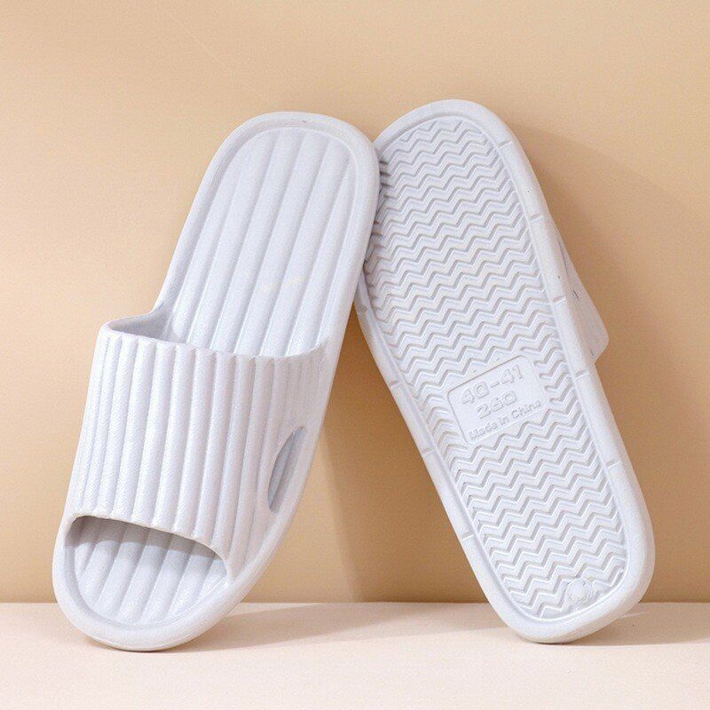Bathroom Shower Slippers For Women Summer Soft Sole Non-slip Slides Beach Casual Shoes Home House Pool Slipper