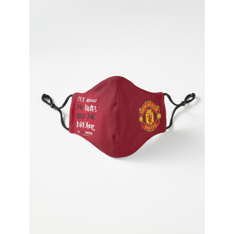 Manchester United FC Football Club Premier League Six Layer Face_Mask Tiktok_Mask For Men And Women Gaming_Mask With Adjustable Ear Loop And Digital Print Face_Mask Graphics Print Anime_Mask - mask