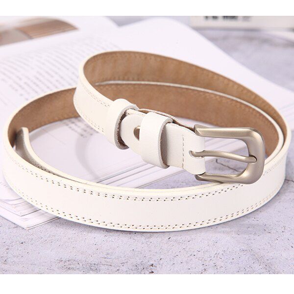 [LFMB]belts for women strap male leather jeans women leather cowhide leather Pin buckle ceinture homme