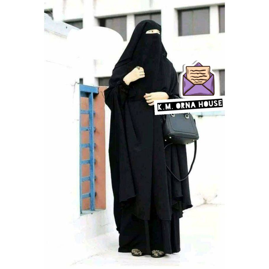 Khimar Hijap With Niqab  Full Set (Dubai Chery)