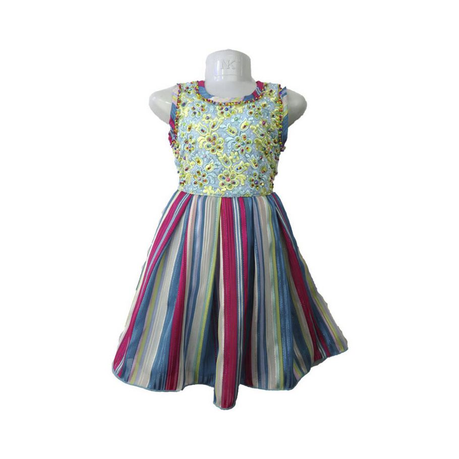 Baby girls super modern beautiful party frock