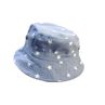 Star Print Soft Cotton Summer Baby Sun Cap Infant Boys Girls Denim Bucket Hat