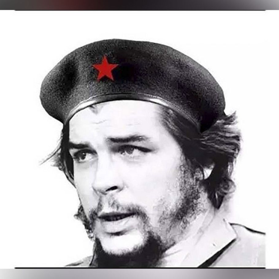 Black Cotton Che Guevara Hat For Men Black Cotton Che Guevara Hat For Men